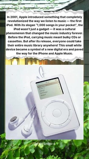 🎧 THE FIRST IPOD CHANGED MUSIC FOREVER! 💿🔥