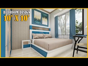 Bedroom Interior Design | 10 x 10 feet #bedroomdesign #interiordesign #bedroomdecor