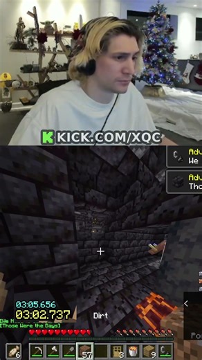 God Seed Throw 💀 #xqc #minecraft #speedrun