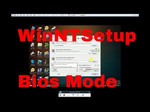 How to install windows 7 using WinNTSetup BIOS MODE