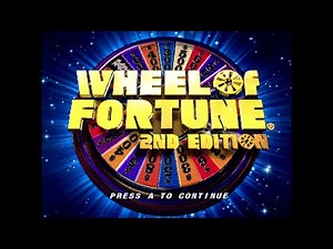 Wheel Of Fortune 2nd Edition Plug N Play Gameplay