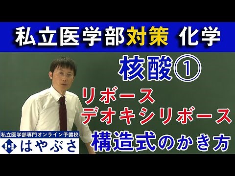 私立医学部 化学 核酸① リボース･デオキシリボースのかき方