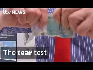 Britain's new plastic five pound note revealed