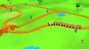 1K views · 12 reactions | Wild Animals On Wooden Train Pool Water For Kids | Colours Life | Facebook