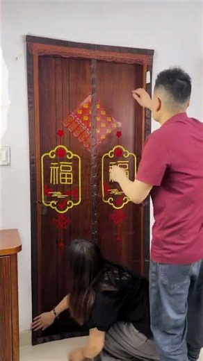 #Mosquitoproof door curtain #Customizable styles and sizes available #netcurtain #doorcurtain #diy