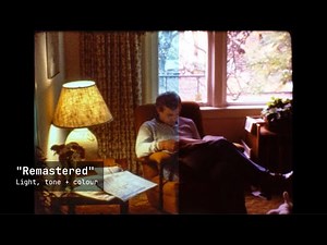 Super-8 film scanning and restoration: Raw video sample, before/after