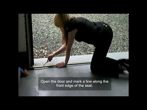 Weather Stop floor threshold seal fitting instructions