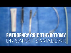 🔴 Emergency Cricothyrotomy | Scalpel Bougie Technique | DAS Guidelines