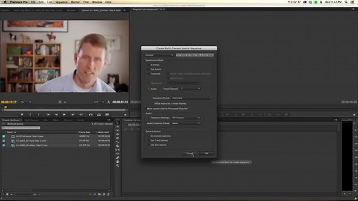 Basic Multi Camera Syncing and Editing in Premiere Pro CC