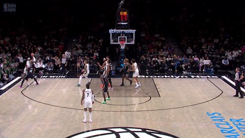 Two-Point/Three-Point Field Goal: Bucks @ Nets