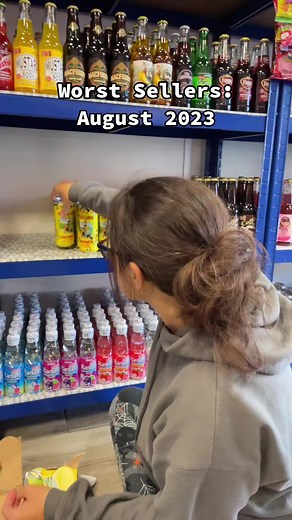 Let’s take a look at the 5 worst seling candies in our candy store in August 2023! #hellosweetscandy #candyshop #candystore #candytok #worstsellers #wny #tiktokcandy #smallbusiness #candy