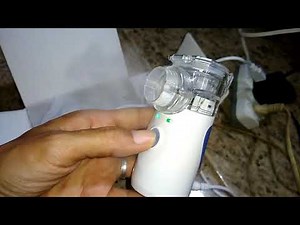 Nebulizador portátil a pilha e carregador