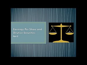 ABC Calculating Basic and Diluted EPS pt 2