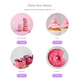 View all menu positions - HTML Template by Nicepage