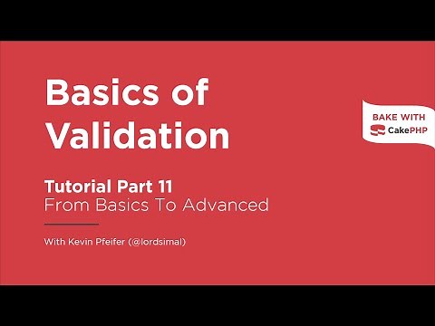 CakePHP 4 Tutorial 2022 - Basics of Validation (Part 11)