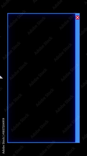 Vertical Tv Error Transition simulating a weak signal with intermittent picture loss.