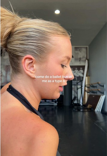 Ballet Bun Tutorial for Type B Girls