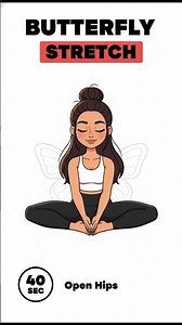 Butterfly Stretch | Open Hips & Release Anxiety - Yoga