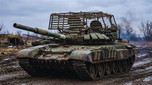 Russia kept adding new tank protection but the battlefield kept breaking it