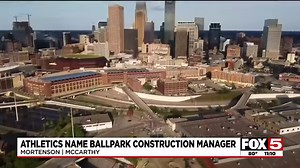 9.4K views · 111 reactions | The Athletics have hired a building group that’s no stranger to building stadiums for Oakland sports teams who are eyeing a move to Las Vegas. STORY: bit.ly/3QMprGg | FOX5 Las Vegas | Facebook