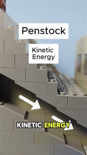 How Do Hydro Dams Generate Electricity? | LEGO Stop Motion #LEGO #Shorts