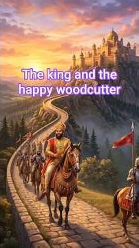 The King and the Happy Woodcutter #shorts #story #trending