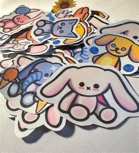 Soft Candy Collection Stickers Set (6) - Cute & Adorable - Etsy