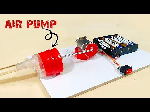 how to make a mini air pump | DIY air pump I Science project