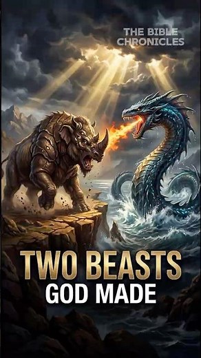 The Two Monsters God Created Before Mankind #bible #god #behemoth #leviathan #faith