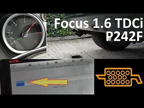 Ford Focus 1.6 TDCi code P242F. DFP regeneration.