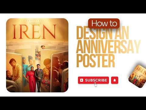 Photoshop Tutorial | Graphic Design | Anniversary Flyer Design