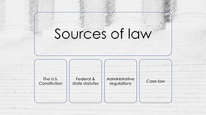 The 4 Sources of Law