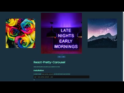 How to create beautiful carousels and image sliders on React!