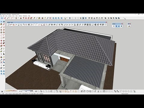 Technique Modeling Roof Tile