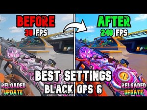 Best PC Settings for COD Black Ops 6! Reloaded (Optimize FPS & Visibility)