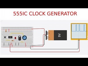 Clock generator using 555IC