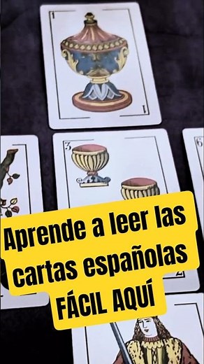 Aprende a leer las cartas españolas Fácil en www.elreydecopas.com (Link en Bio) ✨ #barajaespañola