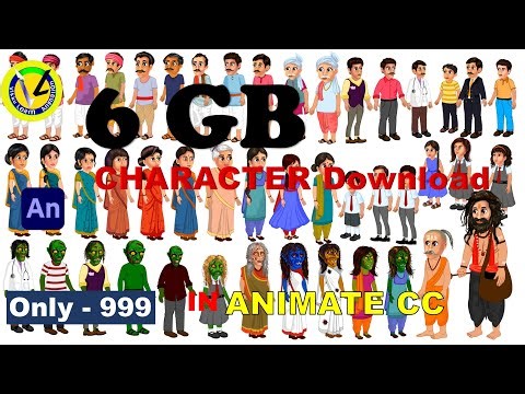 Download Adobe Animate Animate CC Characters |