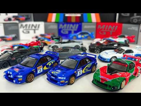 Unboxing My Mini GT Diecast Collection | New Mini GT Cars & Limited Editions