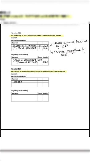 Adjusting entries #basisofaccounting #accounting #college