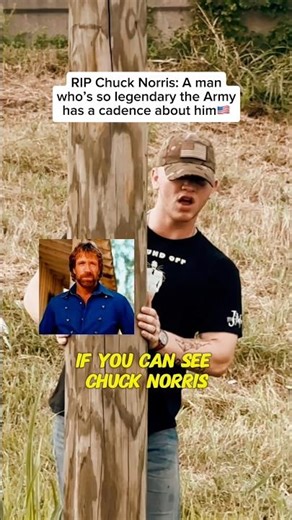 You’ve been a hero to many hero’s! We’ll miss you, Chuck. #chucknorris #military
