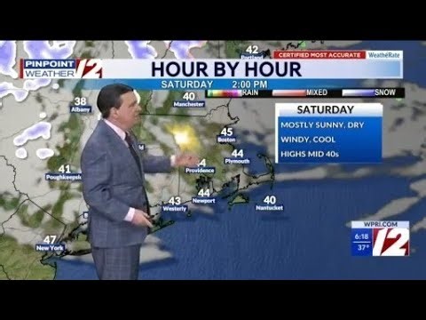 WPRI 12 Weather Forecast 3/13/26 Very Windy, Dry Saturday