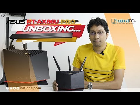 ASUS RT-AX86U Pro AX5700 Dual Band WiFi 6 Gaming Router review and unboxing