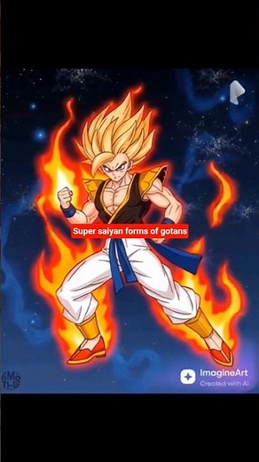 super saiyan forms of gotans #shorts #anime #trending #viral