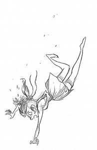 Anime Poses Falling Down