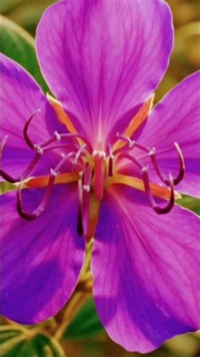 🌺 Princess Flower Plant – A Gorgeous Purple Wonder #youtubeshorts #naturelovers