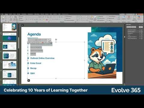 Managing Slide Elements with the Selection Pane - 10 Years of Evolve 365