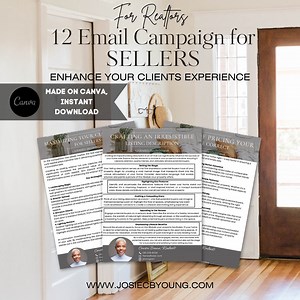 Realtor Seller Email Drip Campaign | Real Estate Templates (canva) - Etsy Canada