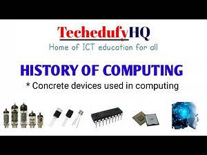 History of computing- from the primitive Era to the birth of transistors