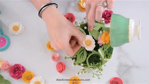 Have you been to a tea party? These make the perfect centerpiece and I love how it gives the illusion of the teacup floating and spilling out beautiful paper rosettes! You can use it for a baby or bridal shower, tea party or birthday! Are you going to give this fun craft a try? Find the full tutorial here: https://www.abbikirstencollections.com/floating-tea-cups-with-paper-flowers/ | Abbi Kirsten Collections